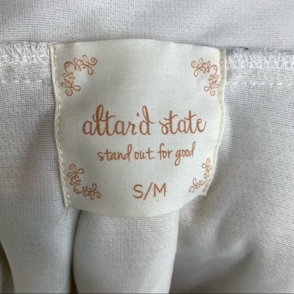 Altard State Faux Fur Furry Vest Button down both sides Size Small Medium - Picture 5 of 8